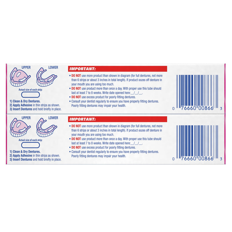 Fixodent Complete Original Denture Adhesive Cream, 2.4 oz, Pack of 2 2.4 Ounce (Pack of 1)