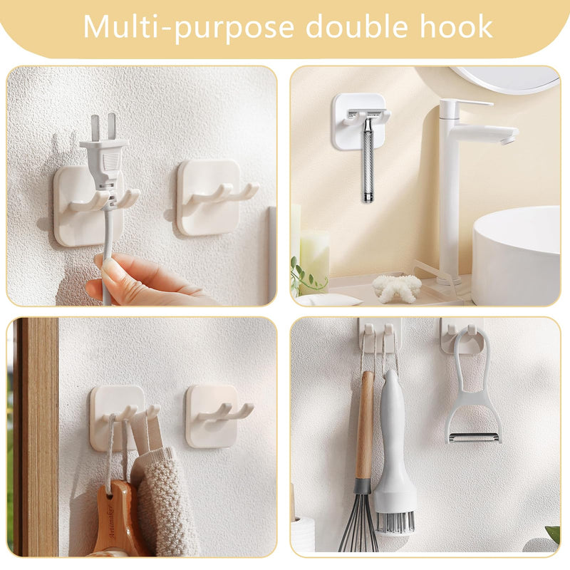 [Australia] - pcsfoe Pack of 4 razor holder shower, razor holder shower, razor holder without drilling, razor holder, razor holder shower, holder razor shower for bathroom kitchen toilet office (black) 