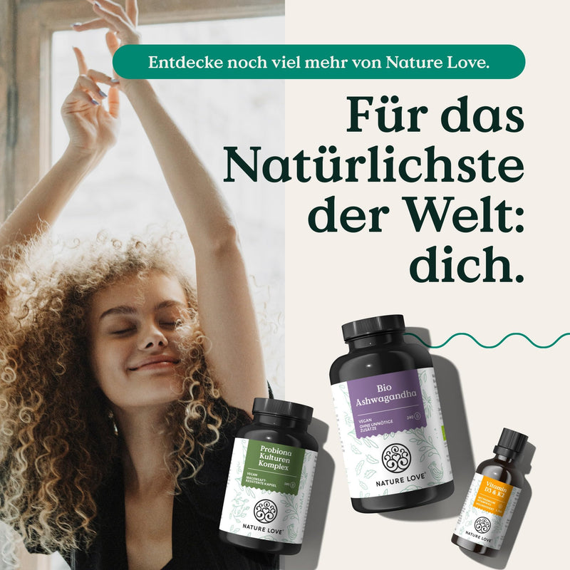 [Australia] - NATURE LOVE® Iodine drops for the thyroid - 150µg 50ml - alcohol-free and vegan - tasteless, highly bioavailable - high dosage & laboratory tested 