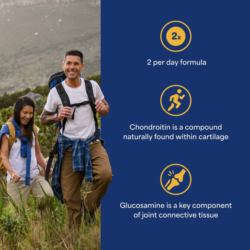 [Australia] - Puritan's Pride Advanced Glucosamine Chondroitin MSM with Vitamin D3 50mcg (2000 IU), Dietary Supplement for Joint Health, 80 Servings, 160 Coated Tablets Unflavored 160 Count (Pack of 1) 