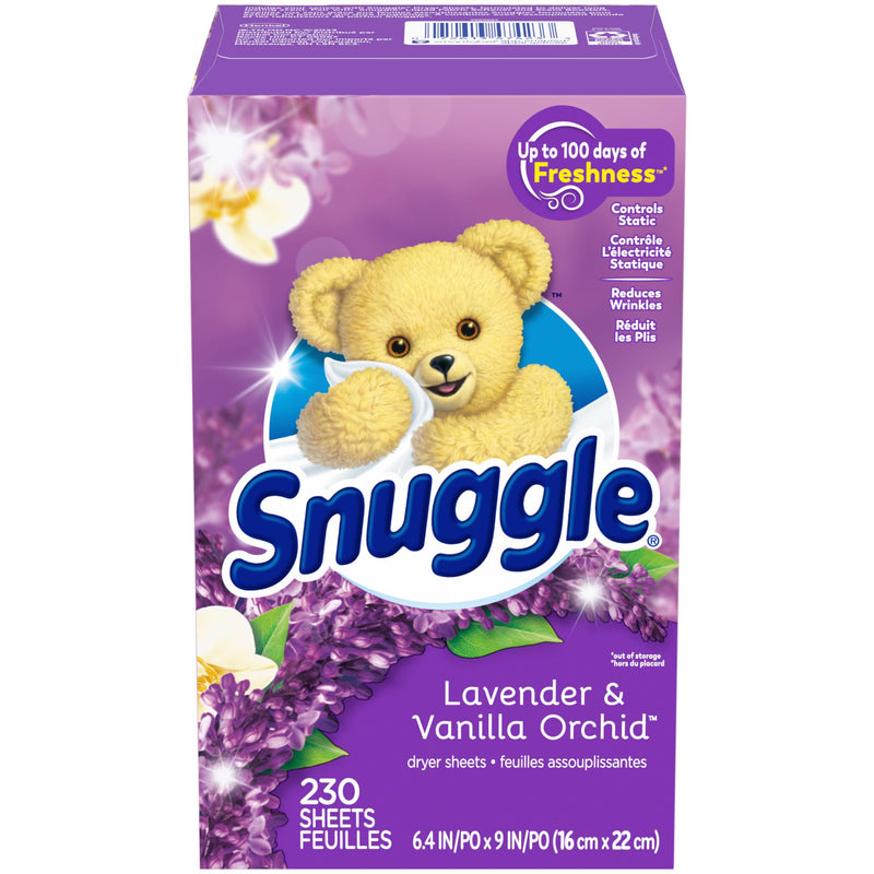 [Australia] - Snuggle Fabric Softener Dryer Sheets Lavender Vanilla Orchid 230ct 
