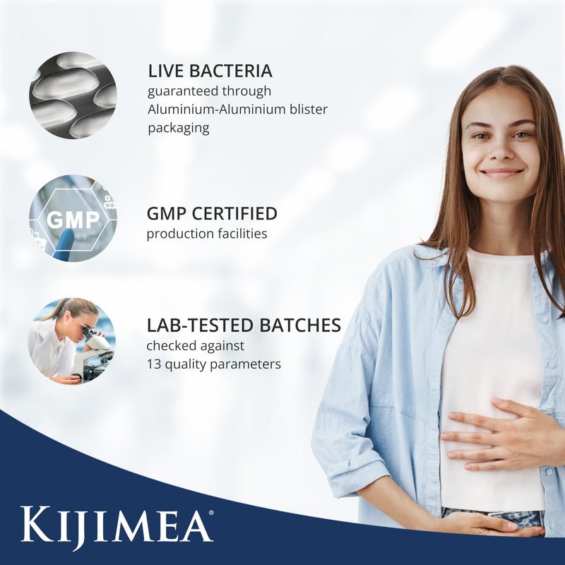 Kijimea® K53 Advance – High-Dose microculture strains | 53 Strains of Intestinal Bacteria | Enriched with Vitamin B3 and B7 | >500 Billion CFU per Pack | Lactose-Free, Gluten-Free | 28 Capsules 28 count (Pack of 1)