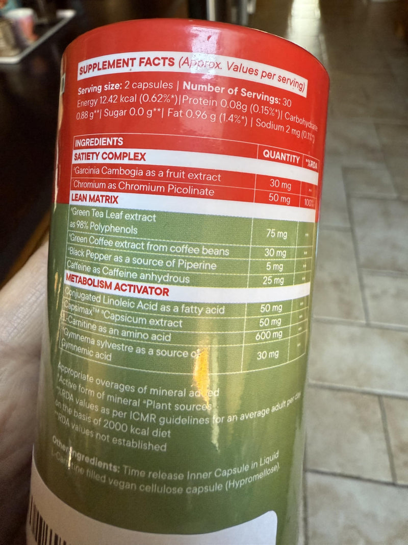 Wellbeing Nutrition Burn, Supplement for Men & Women | 60 Veg Caps