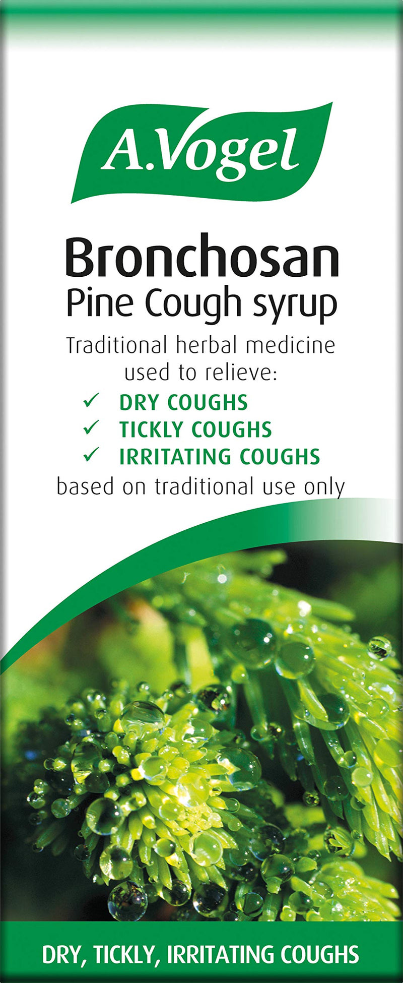 A.Vogel Bronchosan Pine Cough Syrup | Dry & Tickly Cough Medicine for Adults | 100ml