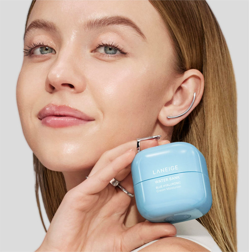 [Australia] - LANEIGE Water Bank Blue Hyaluronic Moisturizer: Barrier-Boosting Hydration, Squalane, Ceramide, Dermatologist-tested New Water Bank Duo Cream Set 