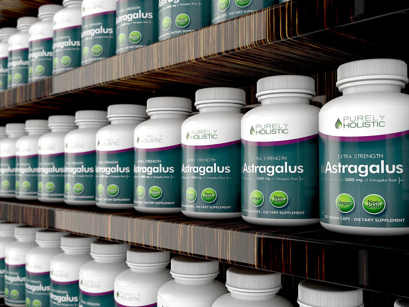 [Australia] - Astragalus Capsules 5,000 mg - 250 Capsules, 8+ Month Supply - Superior Strength Astragalus Root Extract 20:1 - Non GMO, Vegetarian & Vegan Friendly - Supports the Immune System & Cardiovascular 