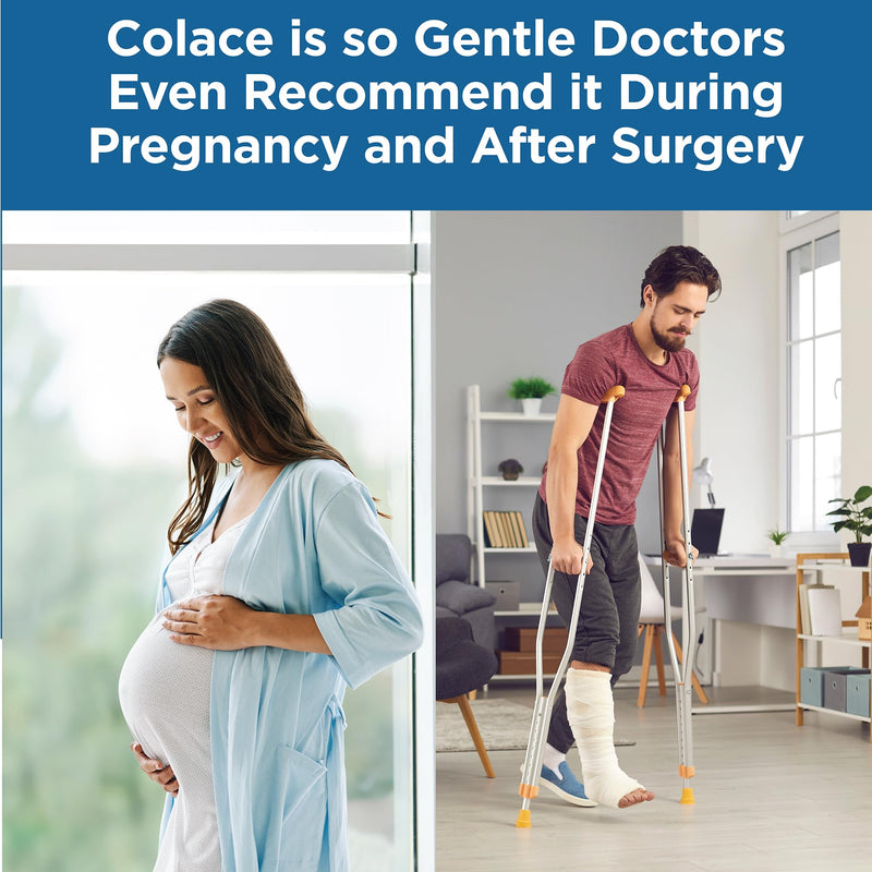 [Australia] - Colace Clear Stool Softener Soft Gel Capsules Constipation Relief 50mg Docusate Sodium Doctor Recommended 42ct 