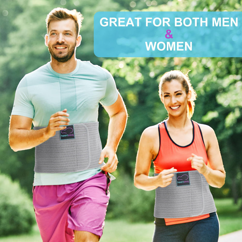 Umbilical Hernia Belt - For Men and Women – Abdominal Hernia Binder for Belly Button Navel Hernia Support, Helps Relieve Pain - for Incisional, Epigastric, Ventral, & Inguinal Hernia Small/Medium