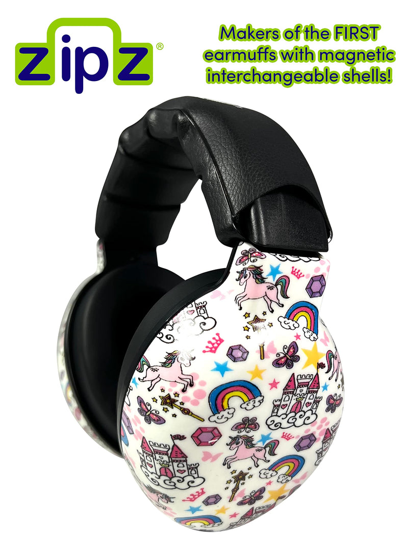 [Australia] - Baby & Toddler Earmuffs – Innovative Design – Change Colors with Magnetic Shells – Hearing Protection Headphones 0-4 yrs Princess 