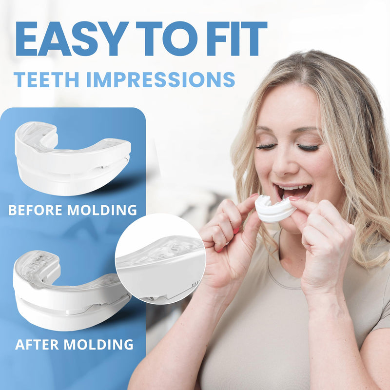 [Australia] - VitalSleep Anti-Snoring Mouthpiece, Women's Size – Adjustable, Custom-Fit Snoring Solution – Comfortable FDA-Cleared Sleep Aid for Better Rest – Made in The USA 