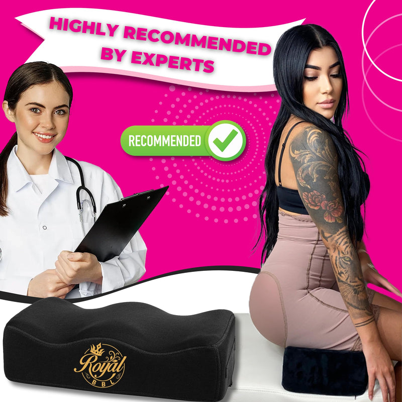 [Australia] - Royal BBL Pillow After Surgery - Brazilian Butt Lift Recovery Booty Support Cushion | Ultra Comfortable with 2 Layers for Maximum Support Post-Surgery Sitting – BBL Pillow Dr. Approved 