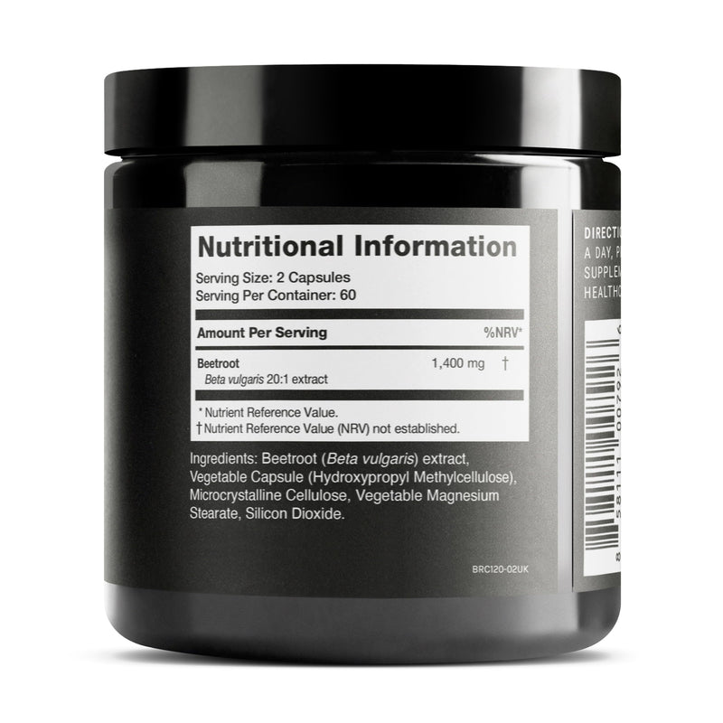 28,000mg 20x Concentrated Extract Beetroot Capsules - Natural Nitric Oxide Booster - Highly Concentrated and Bioavailable - Third-Party Tested Beets Supplements - 120 Veggie Capsules - 60 Servings TQ 120 count (Pack of 1)