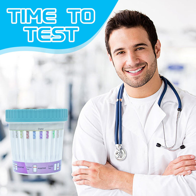 [Australia] - 12 Panel Multi-Drug Urine Test Kit, Compact Cup for Home Rapid Test (MTD, MDMA, THC, BUP, BAR, BZO, MTD, AMP, MOR, OXY, COC, MET), 99% Accurate Results in 5 Minutes, 6PACK 
