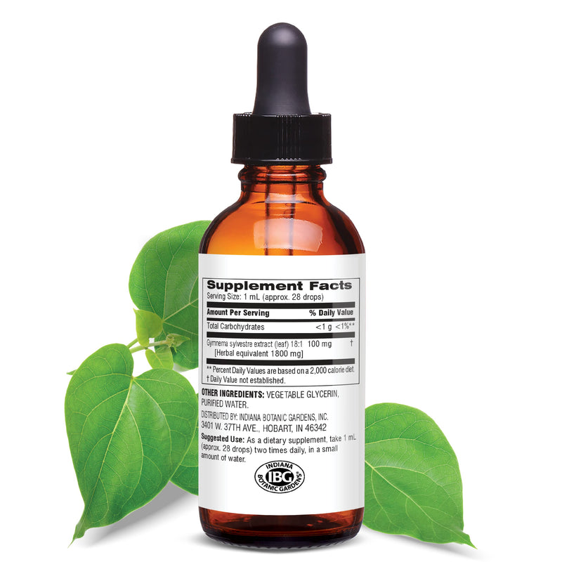 [Australia] - Gymnema Sylvestre-Liquid Extract, Alcohol Free, Gluten Free, Non-GMO, Dropper, Bottle- 1 oz 