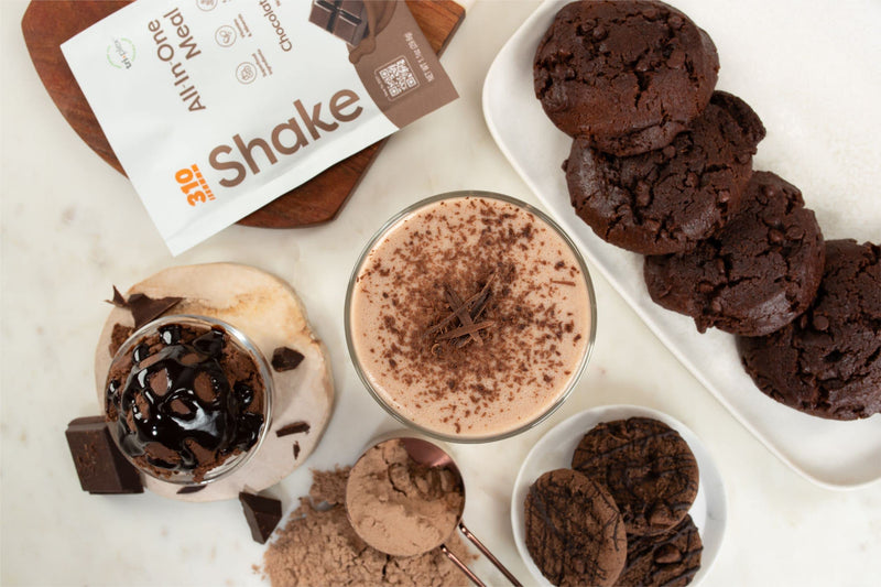 [Australia] - 310 Nutrition - All In One Meal Replacement Shake - Fiber Rich Vegan Superfood Blend - Natural Sweeteners - Low Carb Shake, Keto & Paleo Friendly - Gluten Free - 26 Essential Vitamins & Minerals All In One Chocolate Bliss 1.77 Pound (Pack of 1) 