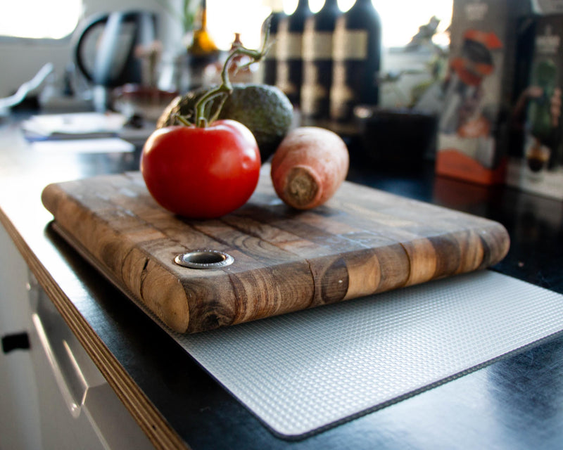 [Australia] - CatTongue Grips Non-Adhesive Anti-Slip Mat - Multi-Purpose Non-Slip Pad For Chefs & Home Cooks - Ideal Cutting Board Mat & Drawer Liner - Kitchen Essentials For Safety (Clear, 8‚Äù x 12‚Äù) Clear 