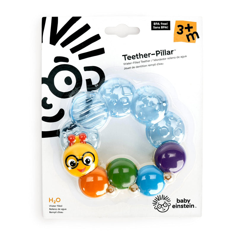 [Australia] - Baby Einstein Teether-pillar Rattle and Chill Teething Toy, Ages 3 months + Cal Teething Ring 