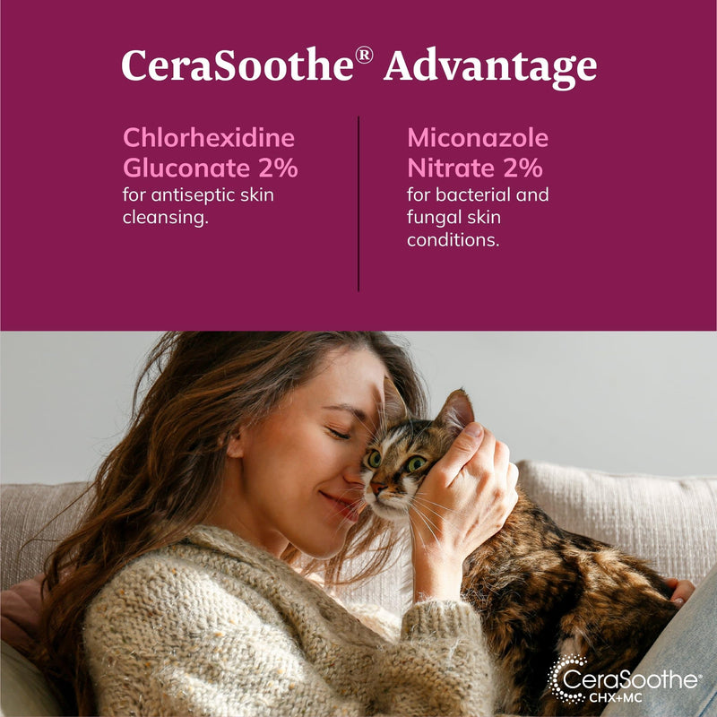CeraSoothe® CHX+MC Antiseptic Shampoo 16oz - PawsPlanet Australia