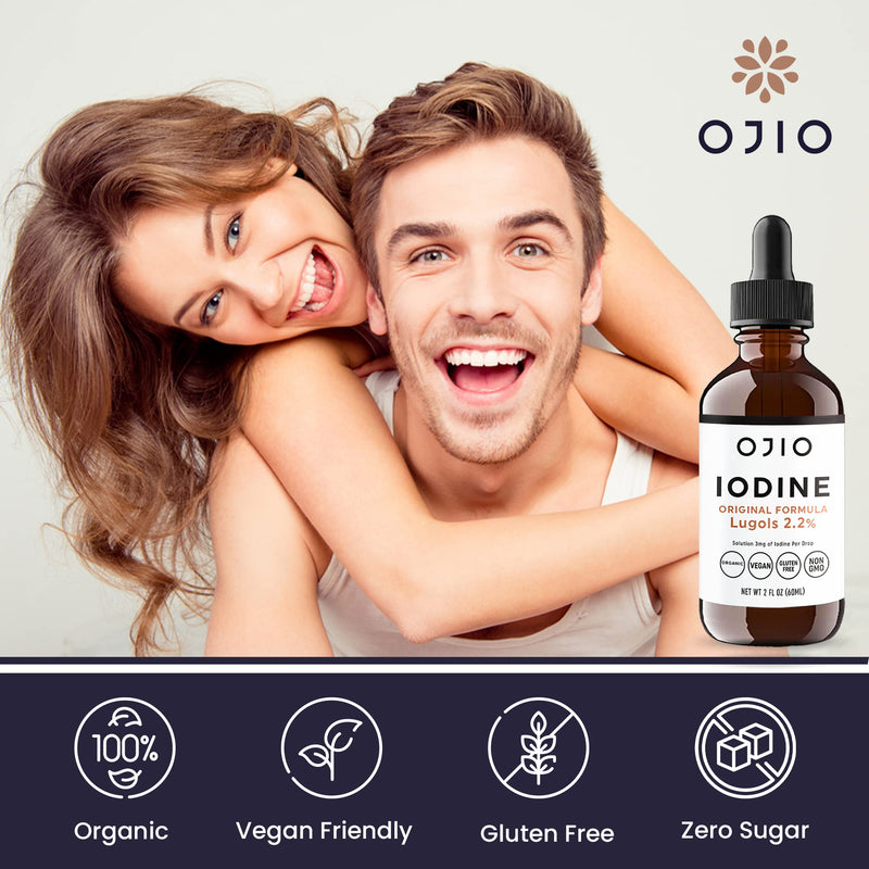 [Australia] - Lugols Iodine Solution 2% - 1 Year Supply - High Potency Liquid Oral Iodine Drops with Superior Absorption ‚Äì Improves Overall Health & Energy for Women, Men, Kids - 2 fl Oz (Pack of 1) 2 Fl Oz (Pack of 1) 