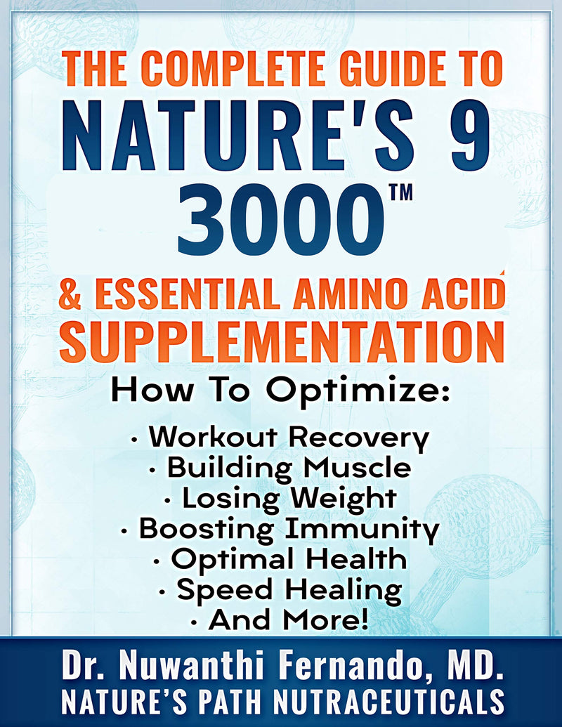 Nature's 9 3000 Essential Amino Acids Supplement, Best EAA Amino Acid Complex All 9 Essential Amino Acid Pills, Vegan Aminos 90 Pill 1 Gram Per Tablet 90 Count (Pack of 1)