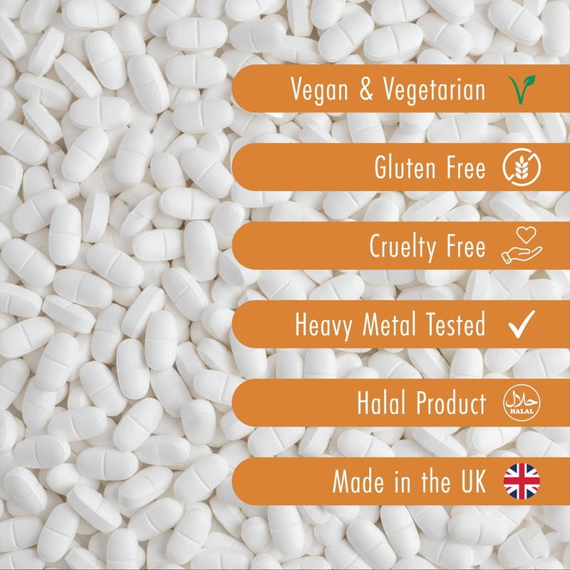 Refined Nutrition Vitamin C 1000mg Tablets – 90 Vegan & Vegetarian Tablets | High Strength Vitamin C with Rose Hip | Immune Support | Once Daily | Made in the UK
