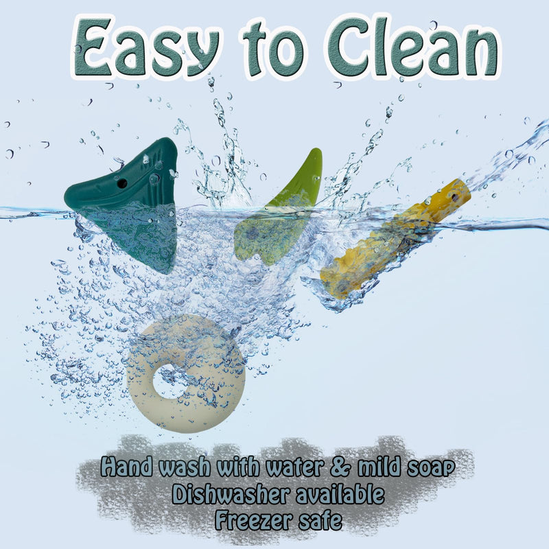 [Australia] - Chew Necklaces for Sensory Kids 6 Pack, Chewy Necklace Sensory Toys for Kids with Autism, ADHD, SPD, Silicone Boys Girls Chew Toys Teething Necklace Reduce Chewing Fidgeting 