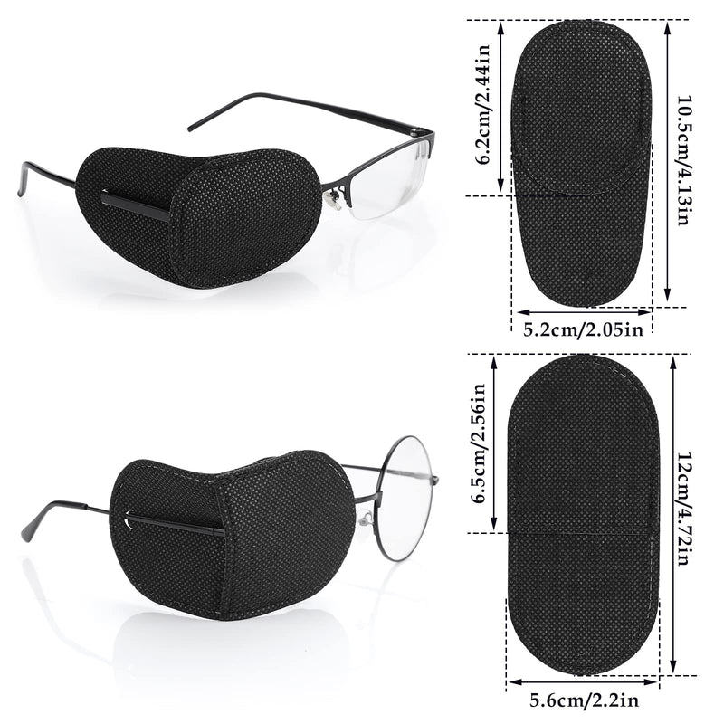 [Australia] - Pack of 12 eye patches, medical eye patches for glasses, lazy eye patches, eye patches, lazy eye patches, treat left right eyes, amblyopia, strabismus eye patches for adults/children 