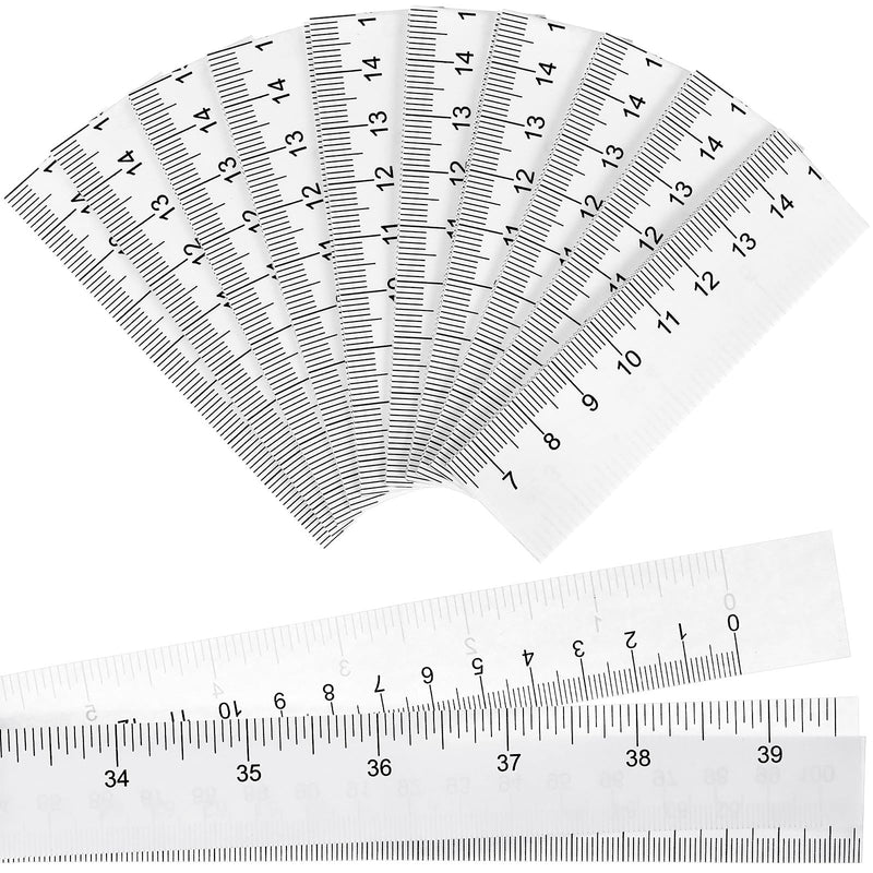 [Australia] - Angoily 100PCS Paper Tape Measure for Body Measurement, Double-Sided Tape Measure, Medical Soft Tape Measure for Baby Head Body Measurement 