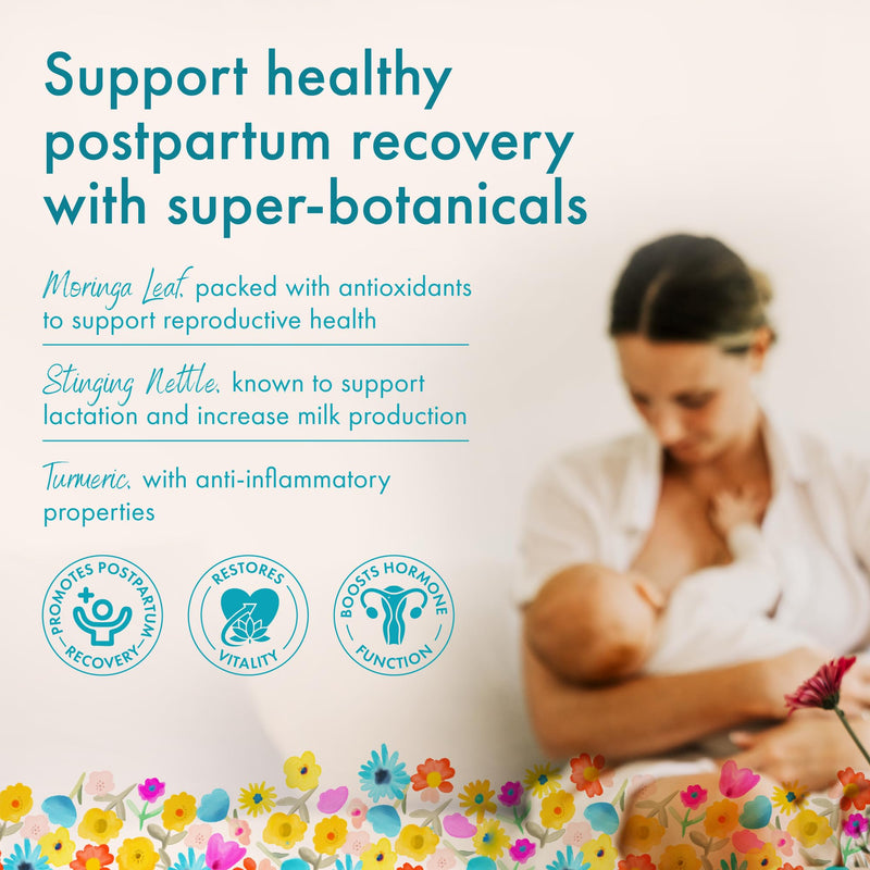 Fruitful New Mum Postnatal Formula – Postnatal and Breastfeeding Vitamins for Women - Multivitamin Supplement with Folic Acid & Natural Ingredients - Postpartum Recovery & Milk Production – 60 Capsule New Mum Supplement 60 count (Pack of 1)