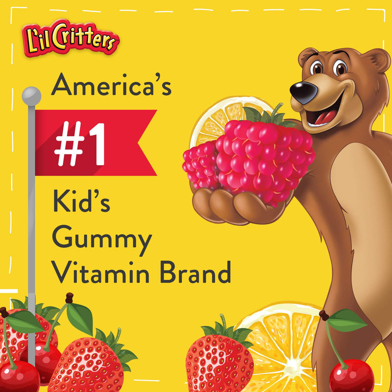 L'il Critters Paw Patrol Gummy Vites Daily Gummy Multivitamin for Kids, 60 Gummies and Pampers Baby Clean Wipes, 1 Flip-Top Pack (72 Wipes)