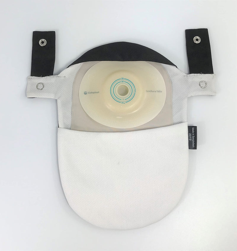 [Australia] - Fastomy Ostomy Pouch Cover Black 