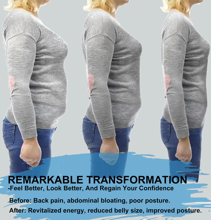 Abdominal Binder Post Surgery Hernia Support Belt Belly Wrap for Men Women, Post-Surgery Stomach Compression Belly Band for Post C Section, Natural Birth, Abdominal Injuries (Black, Large) Black