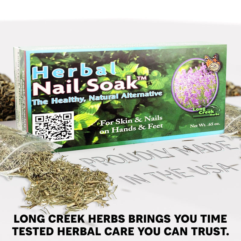 Long Creek Herbs Nail Soak 100 Percent Natural Hand and Foot Soak | Professional nail care, salon-quality results, home or studio, strengthens nails and softens skin, herbal nail soak 1 Count (Pack of 1)