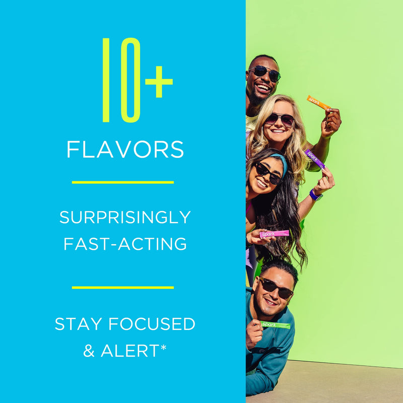 [Australia] - AdvoCare Spark Vitamin & Amino Acid Supplement - Focus & Energy Supplement Mix - Powdered Energy Supplement Mix - Powder Supplement Mix - Amino Acids - Fruit Punch - 14 Stick Packs 14 Servings (Pack of 1) 