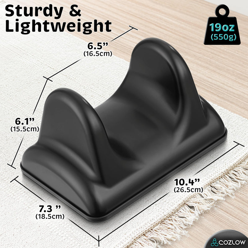 [Australia] - COZLOW Psoas Release Massage Tool, Back & Hip Flexor Muscle Stretcher, Deep Tissue Massage Tool for Myofascial Release, Trigger Point Massager for Pain Relief & Quick Recovery Black 
