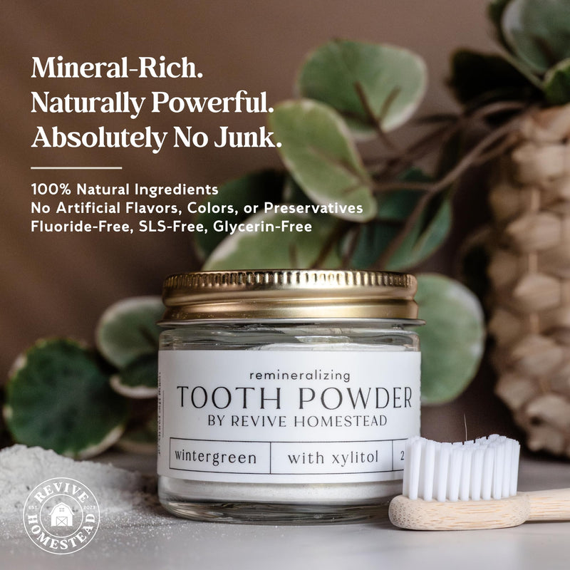 [Australia] - Hydroxyapatite Tooth Powder | Remineralizing Toothpaste | Fluoride-Free | Whitening | All Natural | 2 oz Amber Glass Jar (with Xylitol) (Orange) Orange 2 Ounce (Pack of 1) 