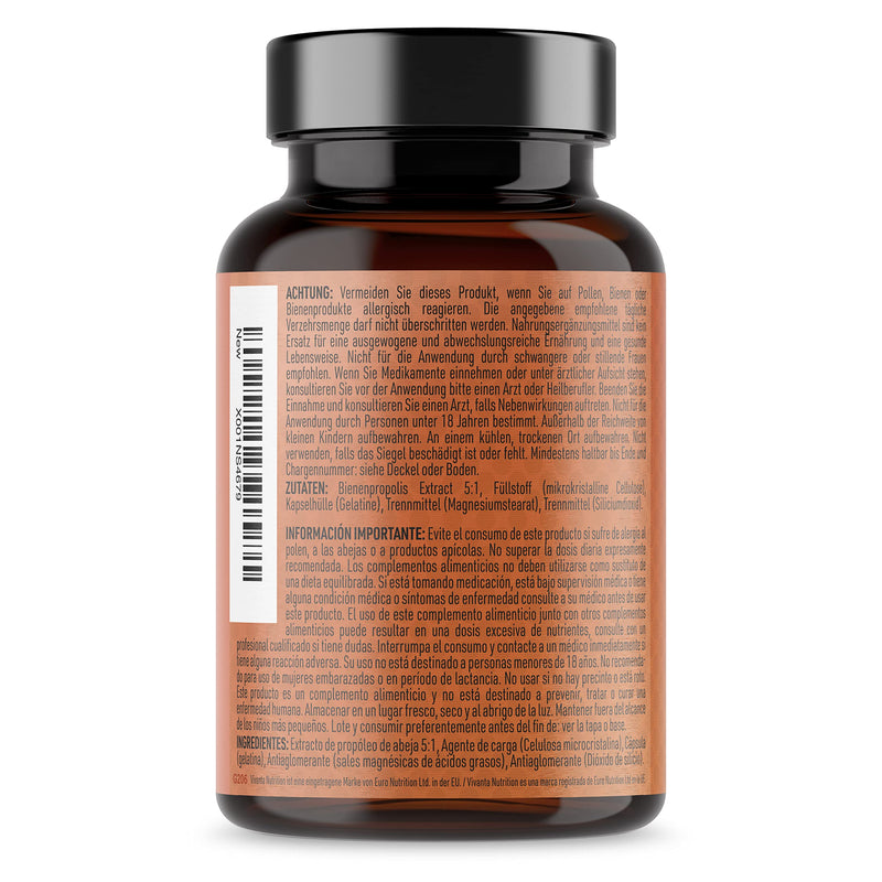 [Australia] - Bee Propolis Capsules - 2,000 mg Propolis Equivalent per Serving - 180 Capsules (3 Month Supply) - 400 mg Natural 5:1 Bee Propolis Extract x 90 Servings 