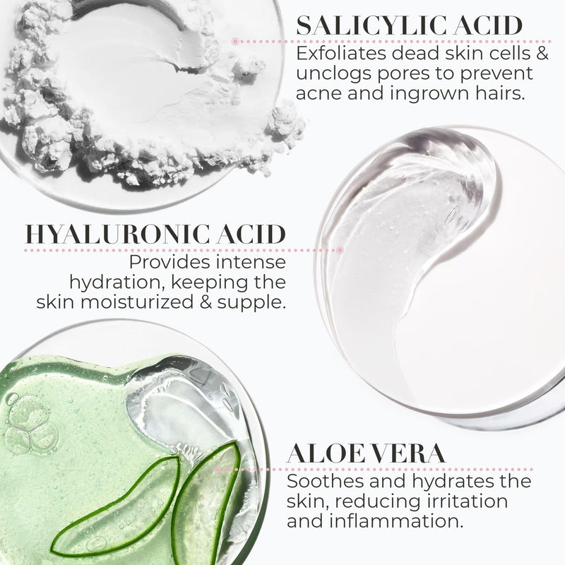 [Australia] - Ingrown Hair Treatment | Razor Bumps Treatment For Women | Bikini Area Vajacial Mask | Soothes bikini area with Salicylic Acid, Aloe & Hyaluronic Acid | helps calm razor burn & ingrown hairs 