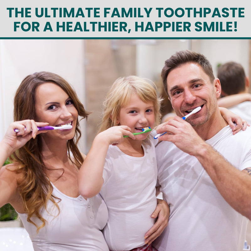 [Australia] - OPTIVIDA Fluoride Free Nano Hydroxyapatite Toothpaste with Colloidal Silver & Xylitol (4oz) to Help Protect Enamel & Cavity. Dentist Formulated Remineralizing Toothpaste for Adults & Kids Sensitivity. 
