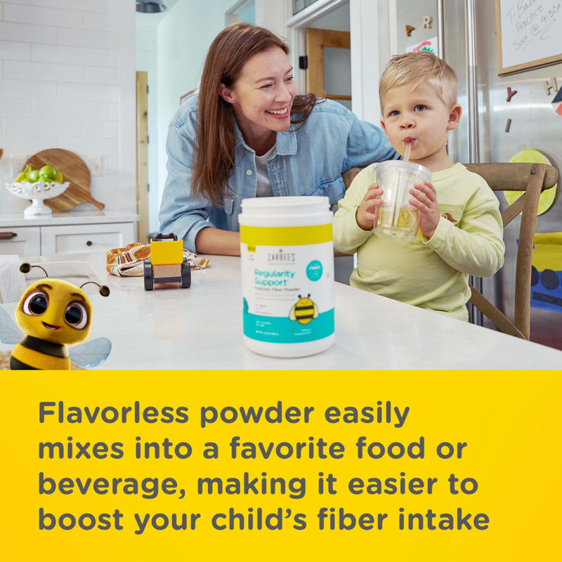 [Australia] - Zarbee's Children‚Äôs Regularity Support Prebiotic Fiber Powder, Flavorless, Sugar Free, Gluten-Free, Daily Fiber Supplement for Kids & Toddlers 1 to 12 Years, 5.82 oz 