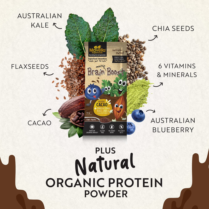 [Australia] - Focus Supplement for Kids Brain Boost - Omega-3 DHA Flaxseed Natural Focus & Attention Supplement for Kids with Attention Challenge Support Kids Focus Vitamins 8.82oz (100g) 