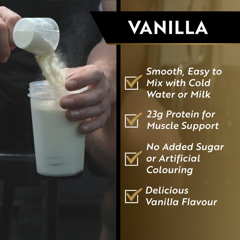 Vangard Whey Protein & Collagen Bundle – Vanilla Whey Protein Powder & Hydrolysed Bovine Collagen for Muscle Growth, Recovery, Skin, Hair, Nails & Joint Support