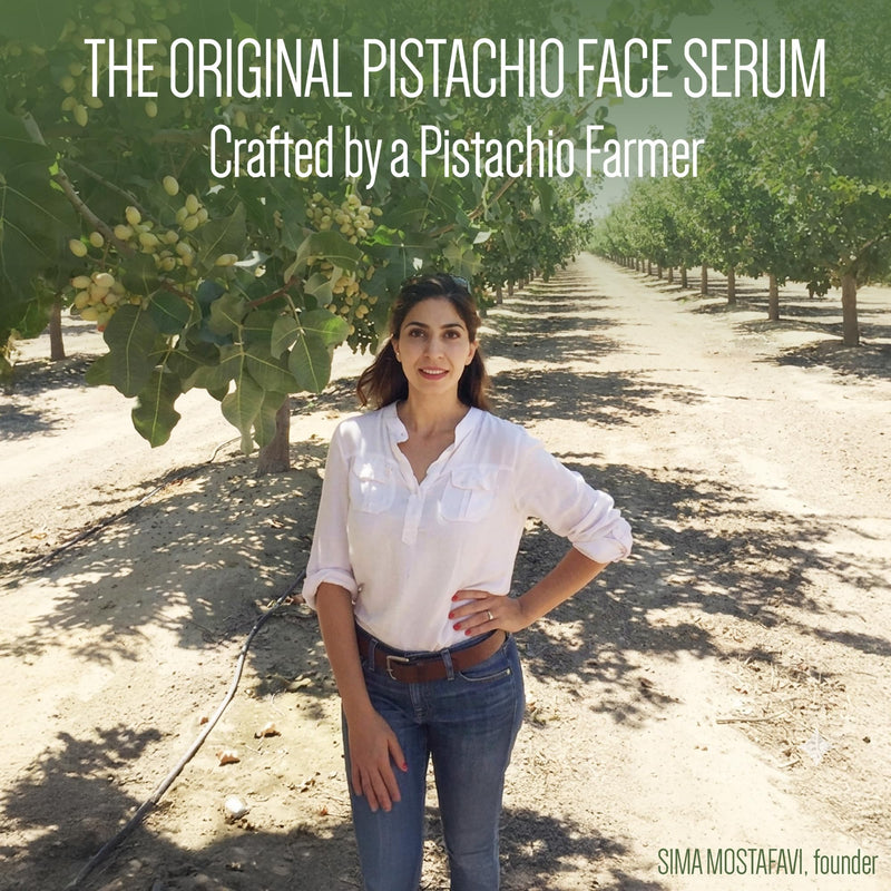 PISTACHÉ SKINCARE Hydrating Face Serum, Hyaluronic Acid Vitamin E, 1oz | Rejuvenating antioxidant oil protects against fine lines for smooth, radiant skin. Lightweight formula absorbs quickly.