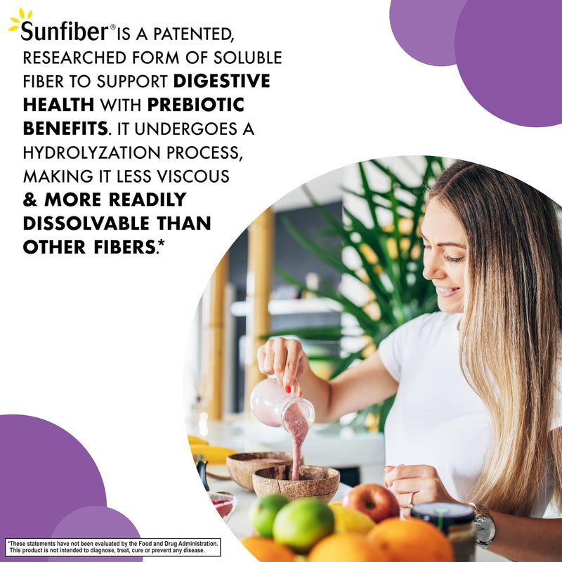 [Australia] - BlueBonnet Nutrition Sunfiber ‚Äì 6 g of Plant Based Prebiotic Soluble Fiber ‚Äì Supports Digestive Health* - Instant Dissolve ‚Äì Non-GMO, Vegan, Kosher, Low-FODMAP ‚Äì Unflavored, 7.4 OZ, 30 Servings 