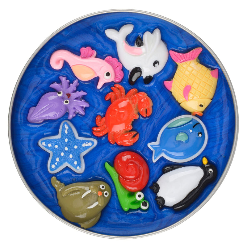[Australia] - Play Putty Therapy Putty for Kids with Charms Deep Blue Sea Theraputty Medium Resistance, Increase Fine Motor Skills and Finger Strength, Physical and Occupational Therapy Toy 