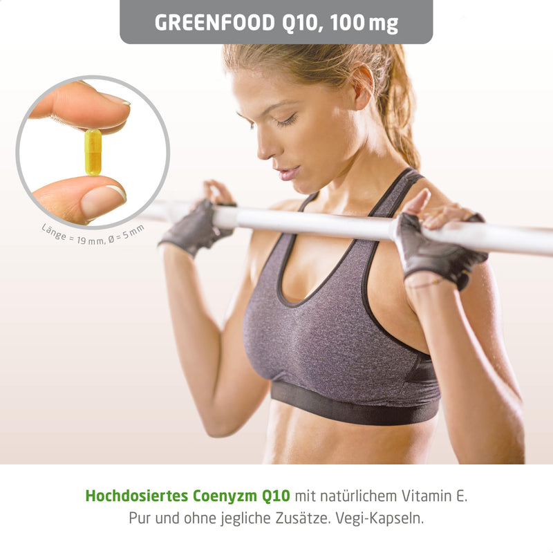 [Australia] - Coenzyme Q10, 100 mg pure Q10, high dose, 180 capsules - produced by natural fermentation. WITHOUT artificial additives, without genetic engineering. Vegan. 180 pieces (pack of 1) 