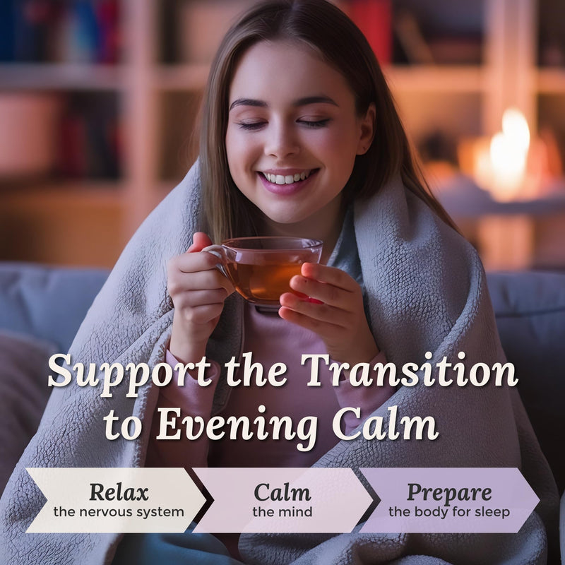 Somnisol Melatonin-Free Nighttime Support – Natural Evening Calm Capsules with L-Theanine, Saffron, Lemon Balm, Reishi & Magnesium – Supports Relaxation & a Smoother Transition into Rest – 60 Capsules