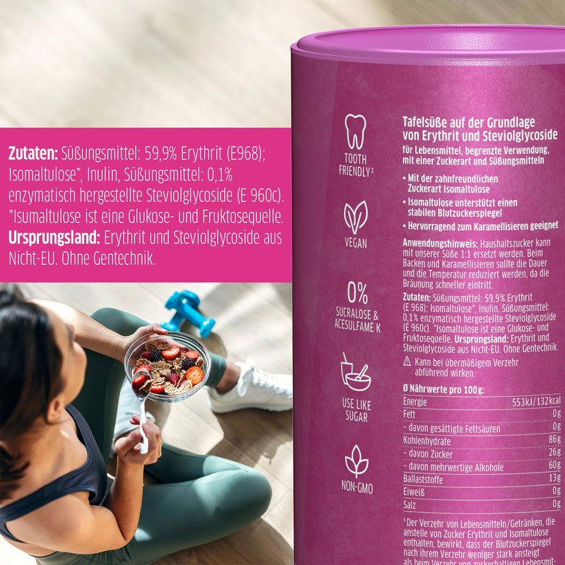 [Australia] - Xucker Like Sugar Dose - sugar alternative made from natural raw materials I 65% fewer calories I replaces sugar 1:1 I blood sugar-friendly I for cooking, baking, sweetening, caramelizing (600 grams) 600 g (pack of 1) 