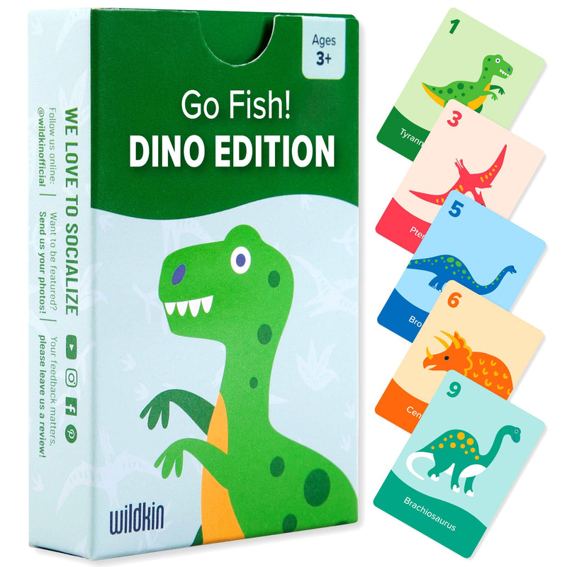 Wildkin Overnighter Duffel Bag and Go Fish! Card Game Bundle: Dive into Fun - Playful Adventures Packed and Ready to Go (Transportation)