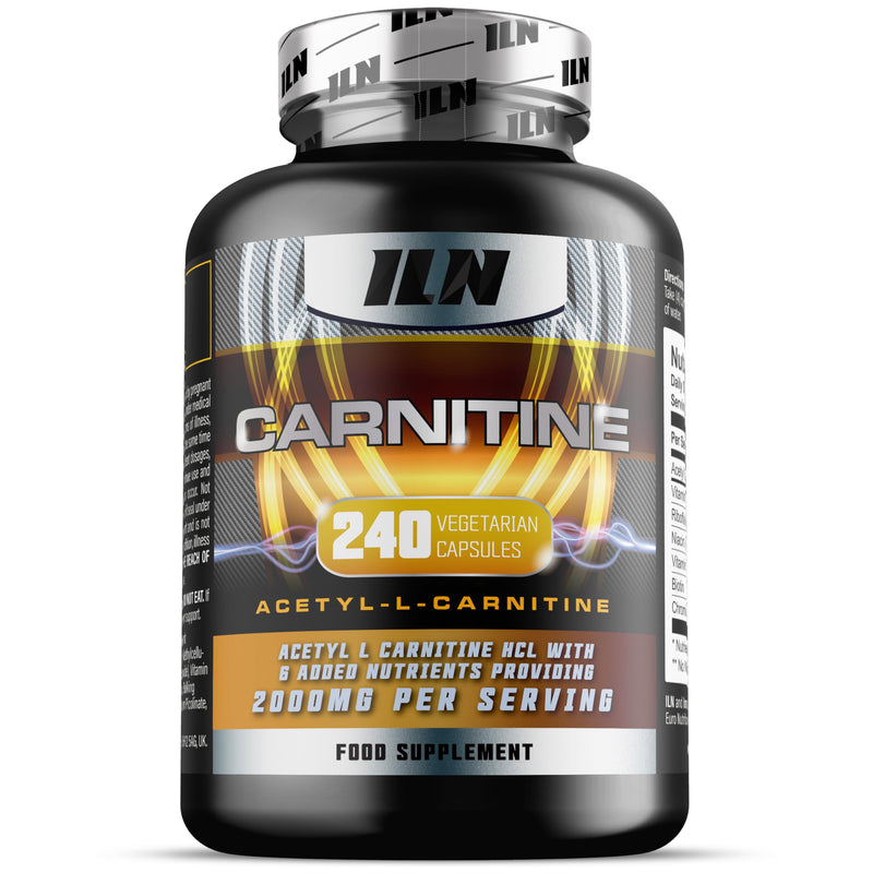 Acetyl L Carnitine Capsules (ALCAR) for Men & Women – 2000mg Acetyl L-Carnitine – Plus 6 Added Nutrients (240 Capsules) 240 count (Pack of 1)